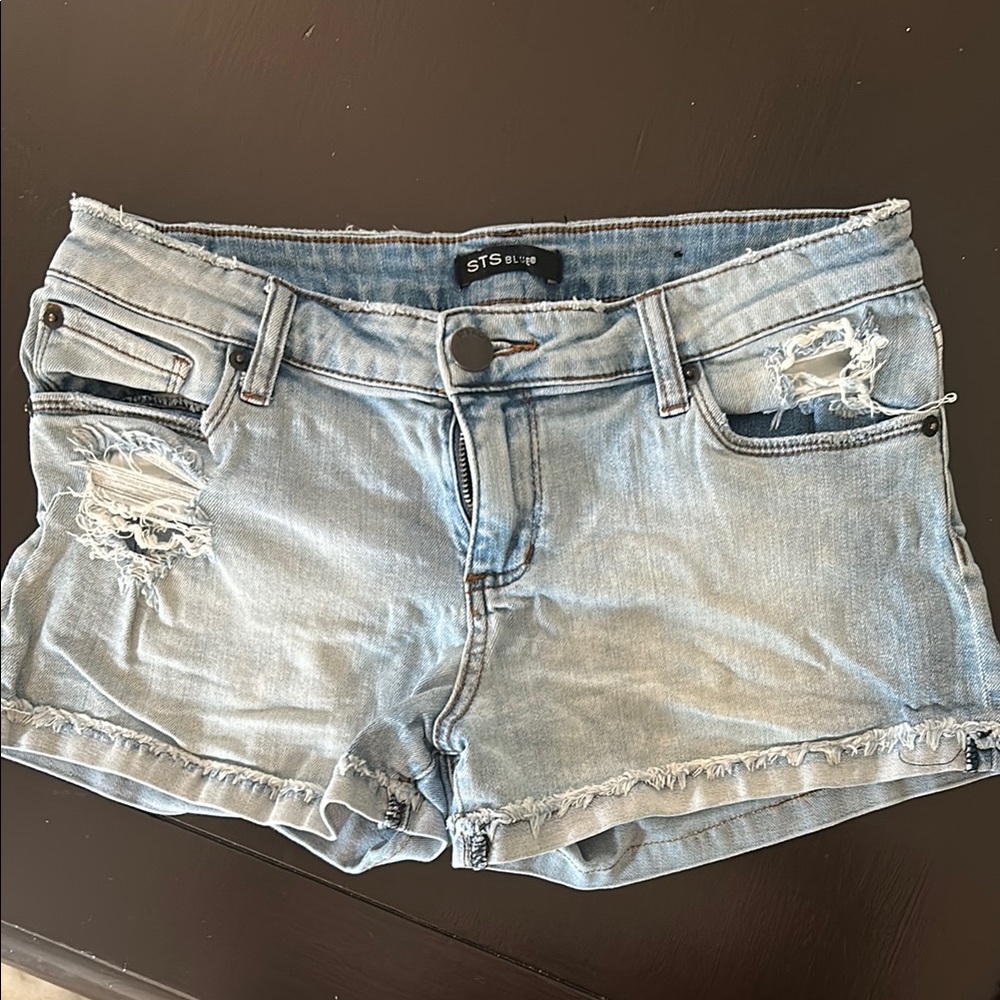 STS Blue Light Blue Jean Shorts size 27